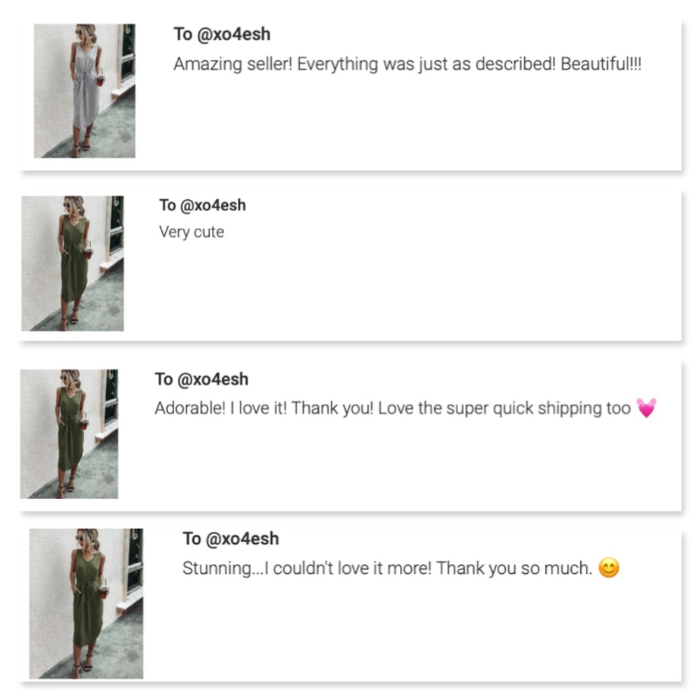 Army Green Drawstring Waist Midi Casual Dress - Picture 5 of 12